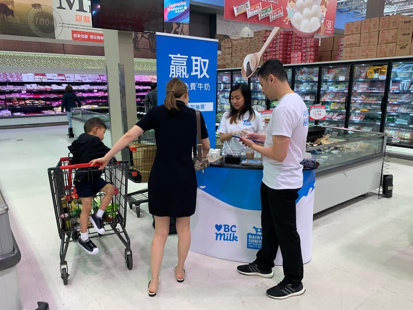 BC Dairy & Dairy Farmers of Canada Activations case study